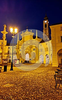 Venaria Reale town, Piedmont region, Italy. Art, history and tourism