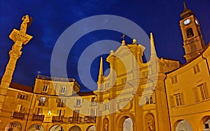 Venaria Reale town, Piedmont region, Italy. Art, history and tourism