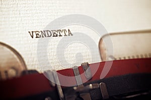 Vendetta concept view