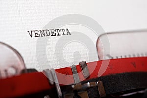 Vendetta concept view