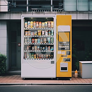 Vending machine for automated trading of consumer goods, equipment for lemonades and single products.