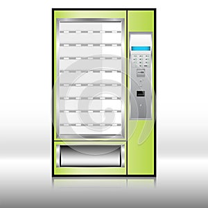 Vending machine of food and beverage automatic selling., Vector, Illustration