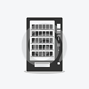 Vending machine icon flat design vector illustration.