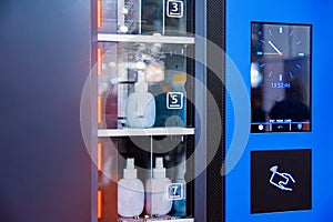 Vending machine for the sale of antiseptics and other medical products