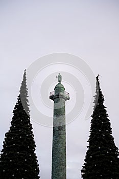 Vendome Column in Paris, France