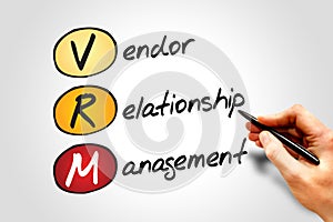 Vendor relationship management photo