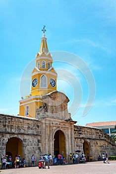 Vendors and Clock Tower Gate