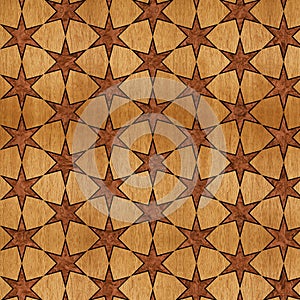 Veneer star pattern