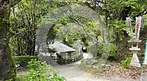 Venerated Dazaifu Tenmangu Japanese shrine.