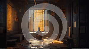 veneration of a kami cult photo generative AI photo