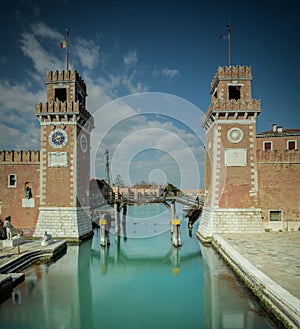 Venetian Arsenale, Venice Italy during the day