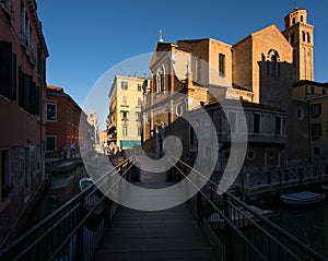 Venetian bridges. Arsenale District. Venice
