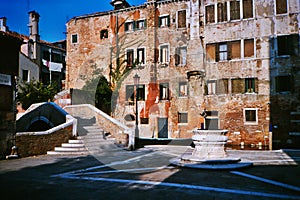 Venetian campo photo