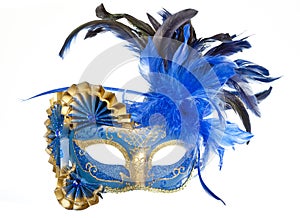 Venetian carnival mask with chimes photo