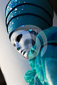 Venetian carnival mask, Piazza San Marco, Venice, Italy