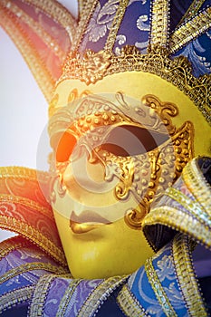 Venetian carnival mask. Venice, Italy