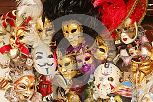 Venetian carnival masks