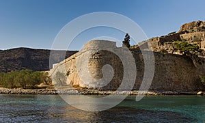 The Venetian fortress on the island Spinalonga