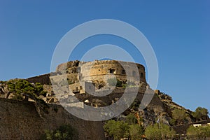 The Venetian fortress on the island Spinalonga