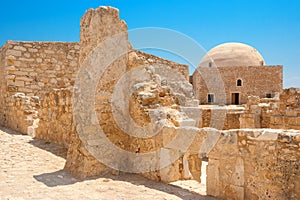 Venetian fortress of Rethymno. Crete Island, Greece