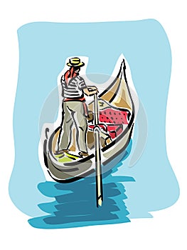 Venetian gondola