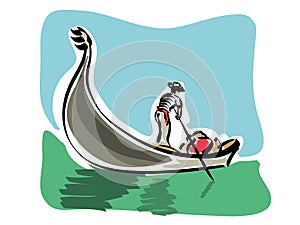 Venetian gondola