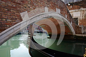 A venetian gondola detail