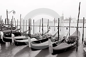 Venetian gondolas