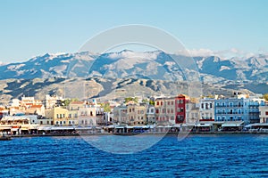 Venetian habour of Chania, Crete, Greece