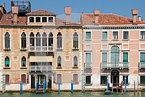 Venetian houses in Sestiere San Marco photo