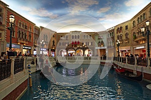 The Venetian Macao Resort Hotel with mass travelers, Macau