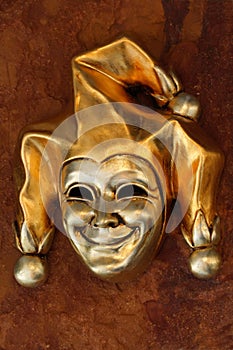 Venetian mask of harlequin