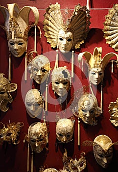 Venetian masks.