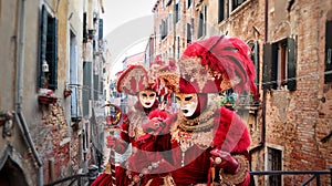 Venetian masks masquerade in Venice italy