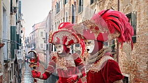 Venetian masks masquerade in Venice italy