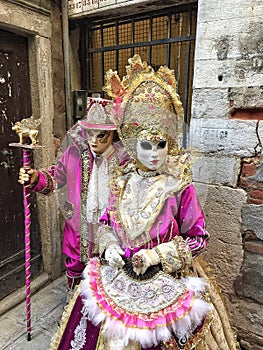 Venetian masks masquerade in Venice italy