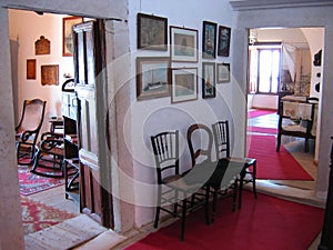 Venetian Museum Tower at Chora town Naxos Island Cyclades Greece