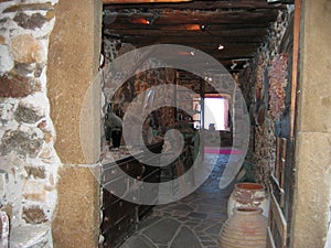 Venetian Museum Tower at Chora town Naxos Island Cyclades Greece