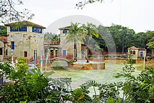 Florida, USA, Venetian pool in coral Gables. photo