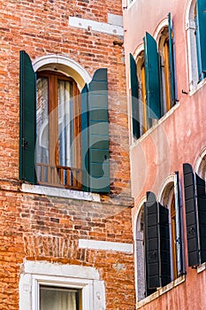 Venetian Windows. Italy