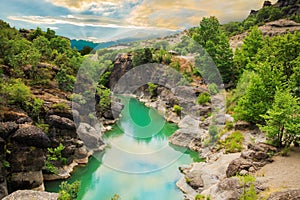 Venetikos river in Greece