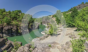 Venetikos river in Greece