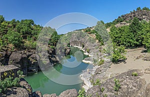 Venetikos river in Greece