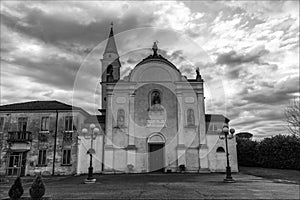 Veneto church. Place of worship in Fasana, Adria, Province of Rovigo. Italy.