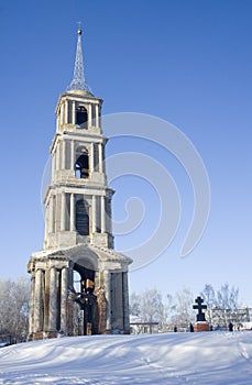 Venev. Belltower of church