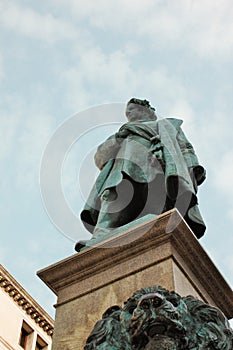 Venezia - Luigi Borro & x28;1826-1886& x29; - Monumento a Daniele Manin & x28;1875& x29; photo