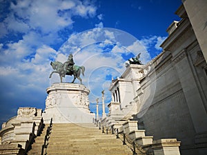 Venezia square in Rome, Italie