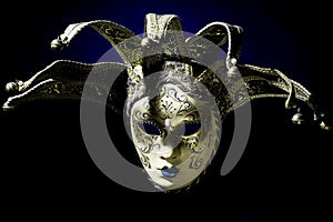 Venezian souvenir mask on black