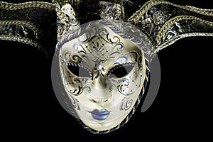 Venezian souvenir mask on black