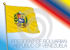 Venezuela, flag of the President of the Republic photo